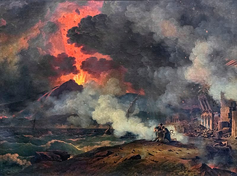 Valenciennes, <i>Eruption of Vesuvius</i>, 1813 (Wikimedia Commons)