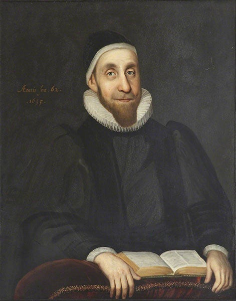 Portrait of Robert Burton, by Gilbert Jackson, oil on canvas, 1635, Brasenose College, Oxford (artuk.org)