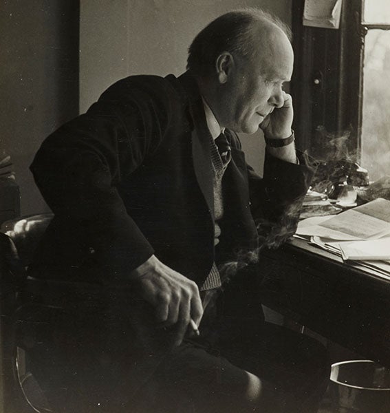 Portrait of William T. Astbury, undated photograph, Brotherton Library, University of Leeds (whatisbiotechnology.org)