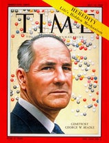 George Beadle, on the cover of Time Magazine, July 14, 1958, just before he was awarded a share of the Nobel Prize in Medicine/Physiology for 1958 (content.time.com)