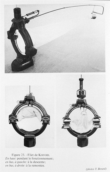 Plankton net that can be opened and closed remotely, invented by Charles Kofoid (photolib.noaa.gov)
