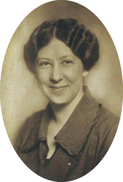 Portrait of Ellen Gleditsch, photograph, 1927 (degruyter.com)