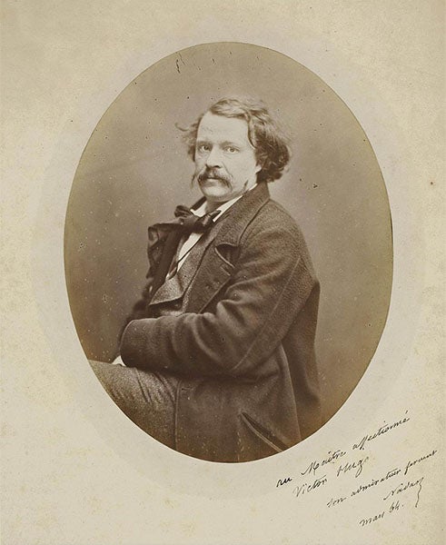 Nadar, signed self-portrait, photograph, 1864 (Wikimedia commons)