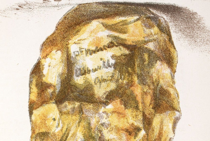 Detail of location record on flint tool found by Lubbock. Image source: Lubbock, John. "On the Evidence of the Antiquity of Man, Afforded by the Physical Structure of the Somme Valley.” Natural History Review, vol. 2, 1862, pl. 7.