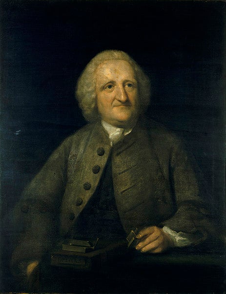 Portrait of John Dolland, telescope-maker, by Benjamin Wilson, oil on canvas, 1760s, Royal Museums Greenwich (rmg.co.uk)