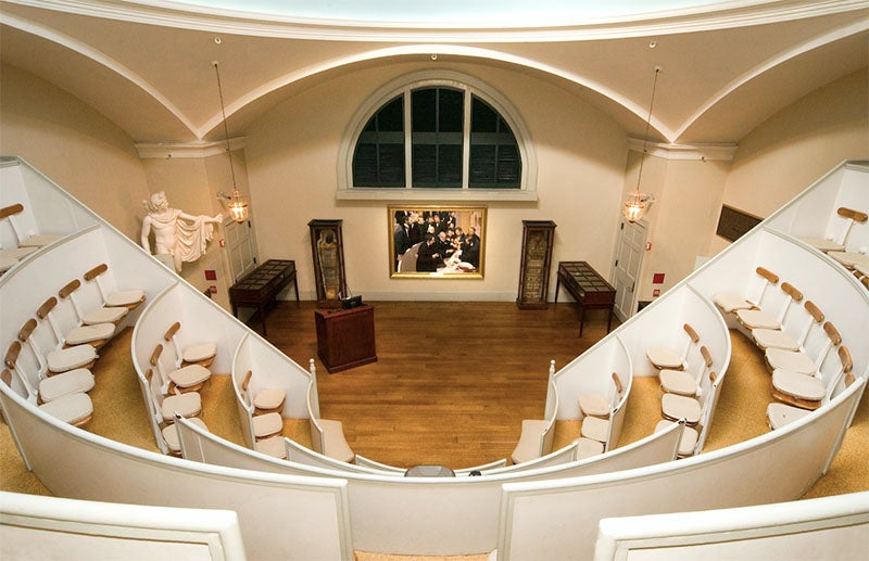 Interior of the Ether Dome today. (Cambridge Science Festival)