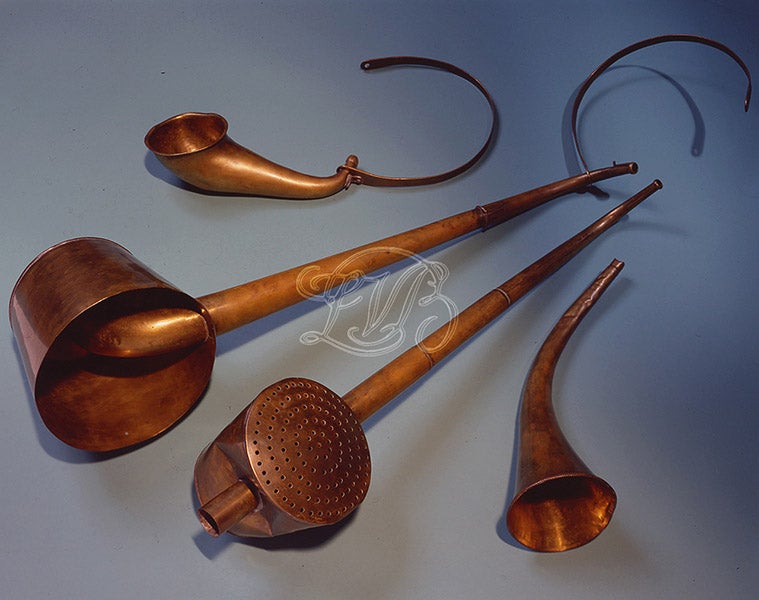 Ear trumpets made for Ludwig van Beethoven by Johann Nepomuk Maelzel, 1813, Beethoven-Haus Bonn (beethoven.de)