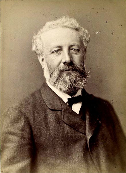 Portrait of Jules Verne, photograph by Nadar, 1885 (Wikimedia commons)