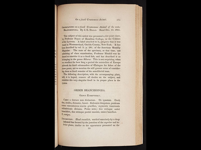 James Ellsworth De Kay Linda Hall Library