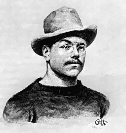 Gerhard Heilmann, self-portrait, 1912 (Wikimedia commons)