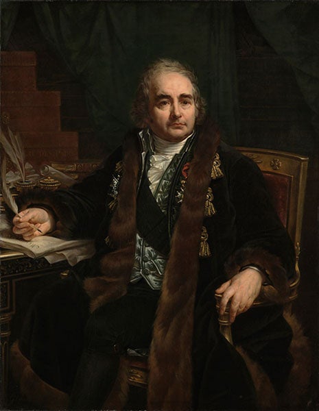 Portrait of Jean-Antoine Chaptal, oil on canvas, by Antoine-Jean Gros, 1824, Cleveland Museum of Art (clevalandart.org)