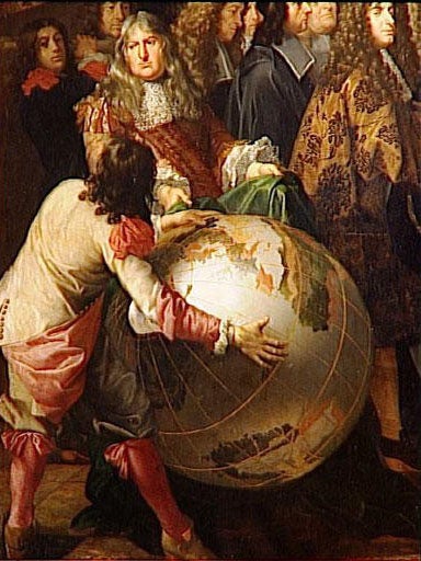 Portrait of Gilles Personne de Roberval, detail of second image (Wikimedia Commons)