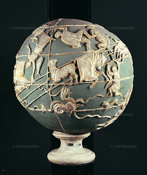 “Cast” of the Farnese Globe, ca 1930, Museo Galileo, Florence (brunelleschi.imss.fi.it)