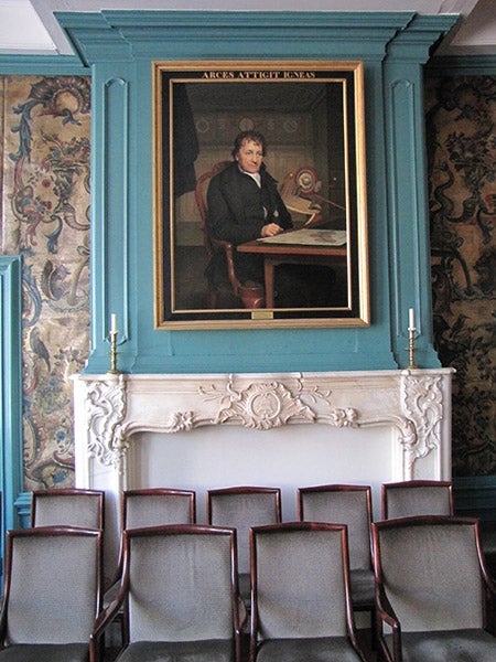 Portrait of Eise Eisinga, oil on canvas, by Willem Bartel van der Kooi, 1827, in the town hall in Franeker, Friesland, Netherlands (Wikimedia commons)