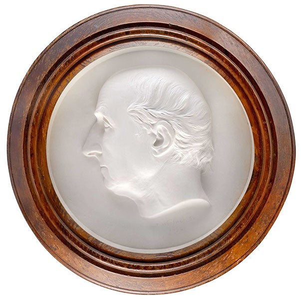 Portrait of Phillip Parker King, plaster relief by Thomas Woolner, National Portrait Gallery of Australia (portrait.gov.au)