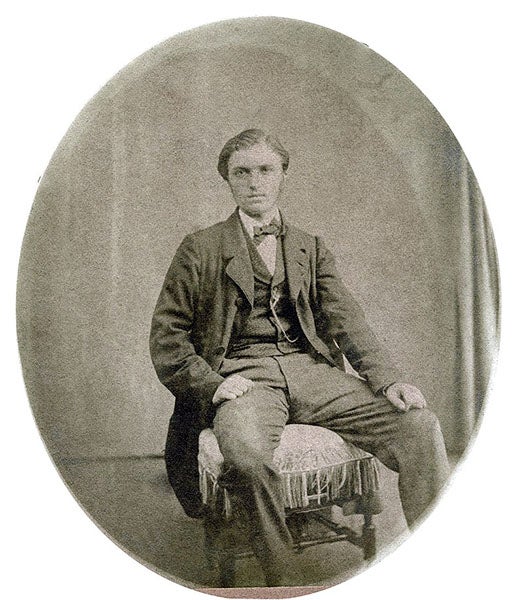 Portrait of Louis Lartet, undated photograph, Museum de Toulouse (Wikimedia commons)