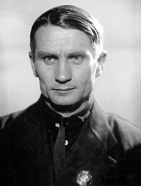 Portrait of Trofim Lysenko, photograph, 1938 (Wikimedia commons)