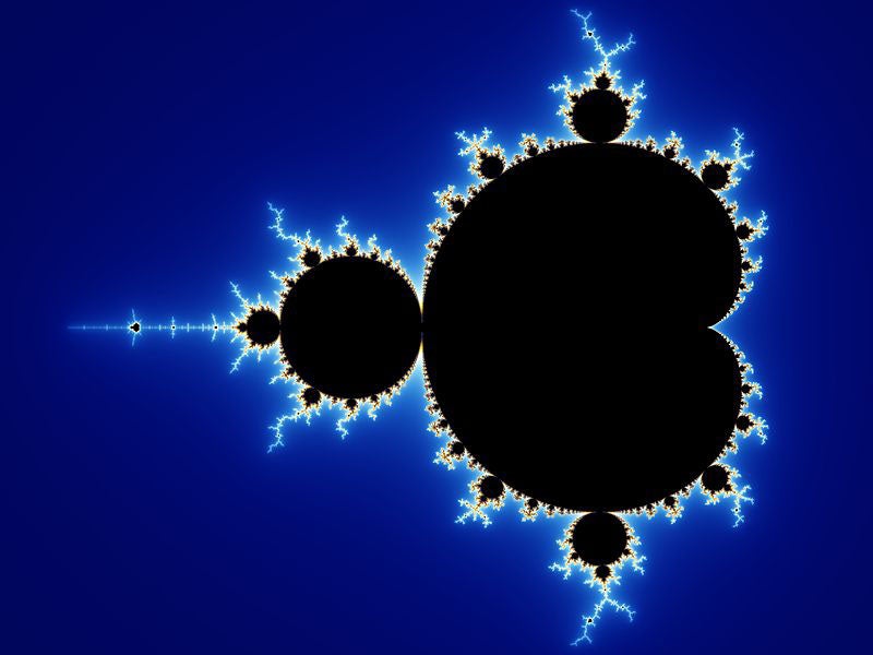 The Mandelbrot set (Wikimedia Commons)