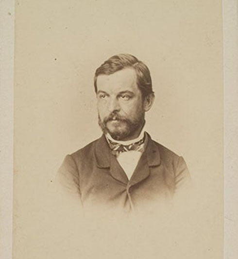 Portrait of Wilhelm Hofmeister, carte de visite, undated (Wikimedia commons)