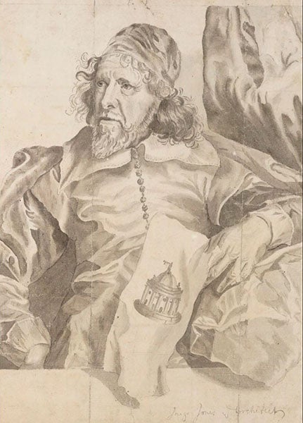 Portrait of Inigo Jones, engraving by Robert van Voerst after Anthony Van Dyck,  before 1636, National Portrait Gallery, London (npg.org.uk)