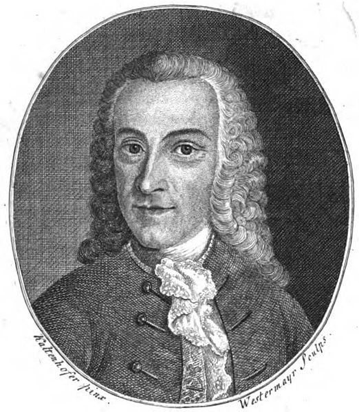 Portrait of Tobias Mayer, engraving after Joel Paul Kaltenhofer, 1799 (Wikimedia commons)