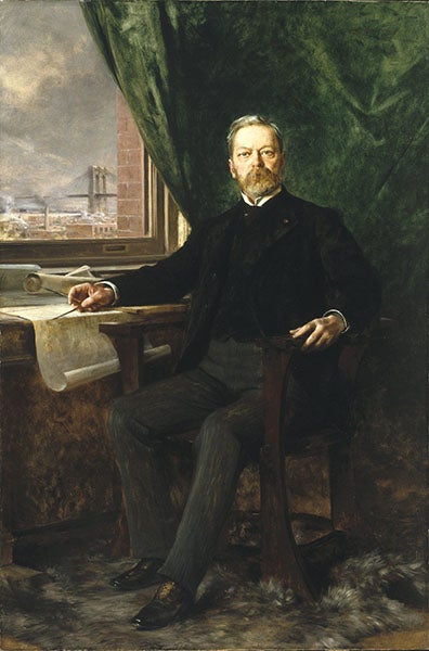 Washington A. Roebling, oil portrait by Théobald Chartran, 1899 (Brooklyn Museum)