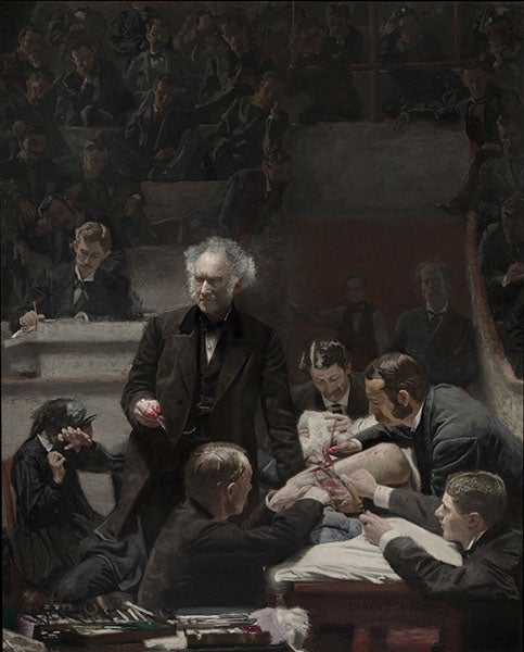 <i>The Gross Clinic</i> (<i>Portrait of Dr. Samuel D. Gross</i>), by Thomas Eakins, 1875 (Philadelphia Museum of Art)