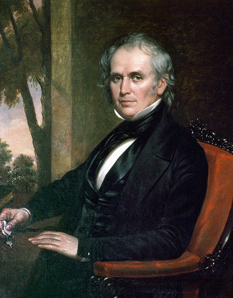 William Cranch Bond, painting by Cephas Thompson, 1849 (https://timeandnavigation.si.edu/)