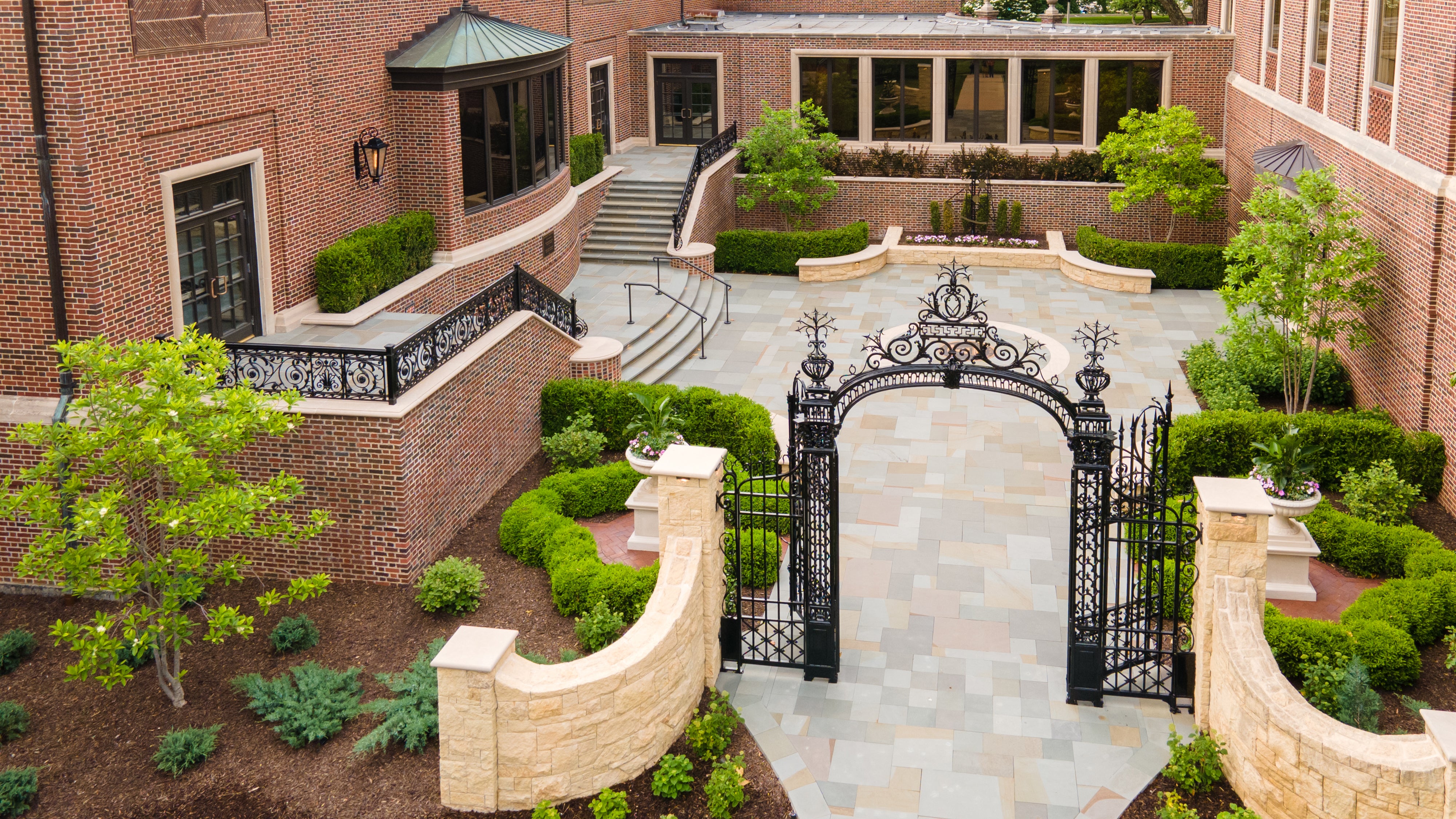 Bartlett Courtyard Ariel Shot