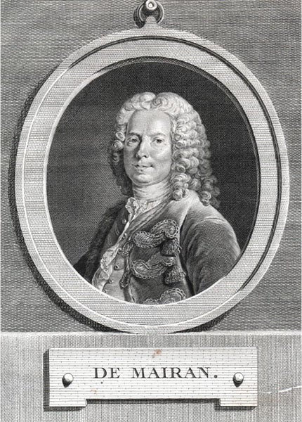 Jean-Jacques d’Ortous de Mairan, engraved portrait (Smithsonian Institution Libraries)