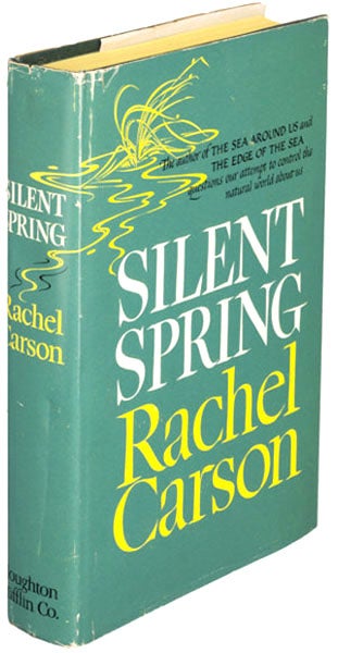 Dust jacket of Silent Spring, by Rachel Carson, first edition, 1962 (Heritage Auctions)