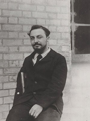Portrait of André-Louis Debierne, photograph, unknown date, ca 1900 (espci.psl.eu)