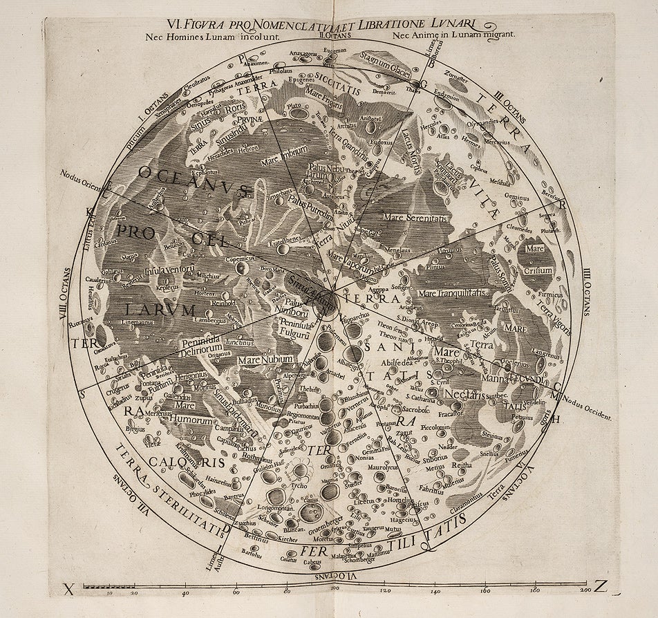 Riccioli's assignment of some of the brightest craters to Copernicans--Kepler, Galileo, Lansberg, and Copernicus himself--has always been a bit of a puzzle, since as a Jesuit, Riccioli staunchly upheld the doctrine of a fixed and central earth.