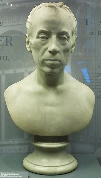Bust of Martin Klaproth, by Eduard August Lürsen, 1882, Natural History Museum, Humboldt University, Berlin (Wikimedia commons)
