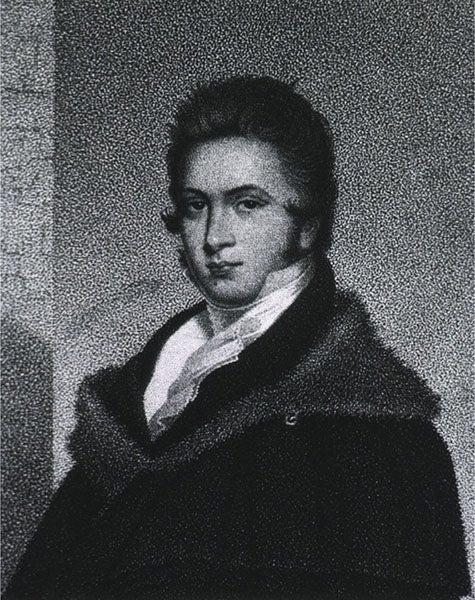 Portrait of Richard Harlan, from the National Library of Medicine