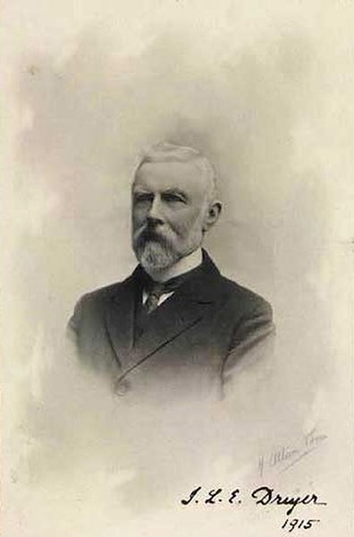 Portrait of J.L.E. Dreyer, 1915 (Wikimedia commons)