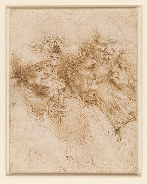 A man tricked by gypsies, pen and ink on paper, by Leonardo da Vinci, ca 1493, no. 912495, Royal Library, Windsor (rct.uk)