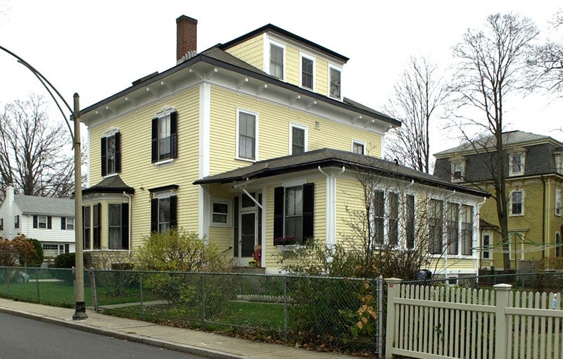 The Ellen H. Swallow Richards House, a U.S. National Historic Landmark, 32 Eliot St., Jamaica Plain, Boston (Wikimedia commons)