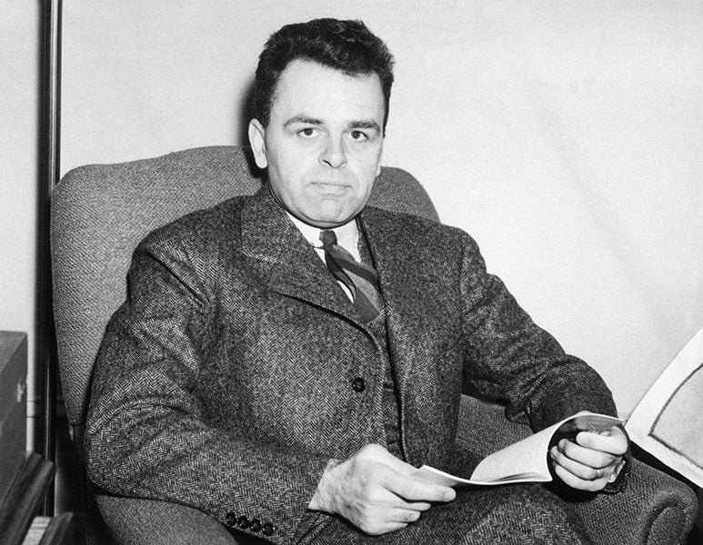 Portrait of a younger Bart Bok, photograph, mid-1930s? (tucson.com)