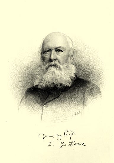 Portrait of Edward Joseph Lowe, undated image in an unknown medium, probably lithograph, Nottingham (blogs.nottingham.ac.uk)