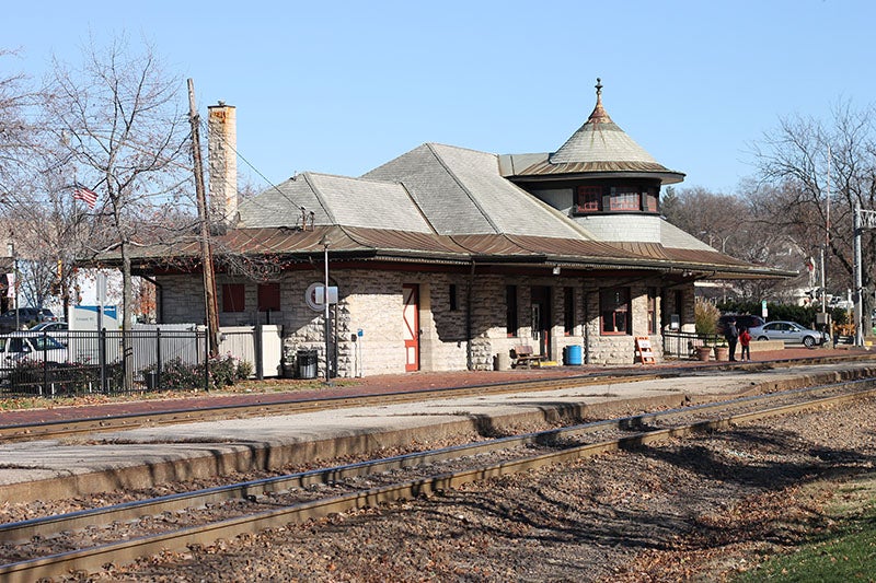 Kirkwood Station, built in 1892 for the Missouri Pacific Railroad, Kirkwood, Mo., recent photograph (thenationsgroupstl.wordpress.com)