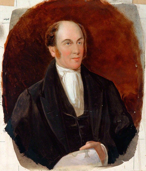 Portrait of Timothy Hackworth, oil on cardboard, unknown artist and date, National Railway Museum (artuk.org)