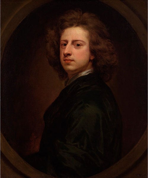 Self-portrait of Godfrey Kneller, oil on canvas, 1685, National Portrait Gallery, London (npg.org.uk)