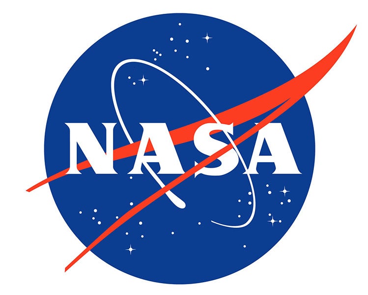 NASA’s original logo, often called the “meatball” logo, designed in 1958 by James Modarelli, an employee at the Lewis Flight Propulsion Laboratory in Ohio (soon to be renamed the NASA Lewis Research Center), and officially adopted in 1959 (astronomy.com)