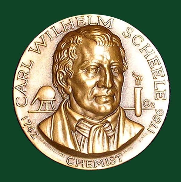 Carl Wilhelm Scheele portrait, medal, Tulane University Libraries (digitallibrary.tulane.edu)