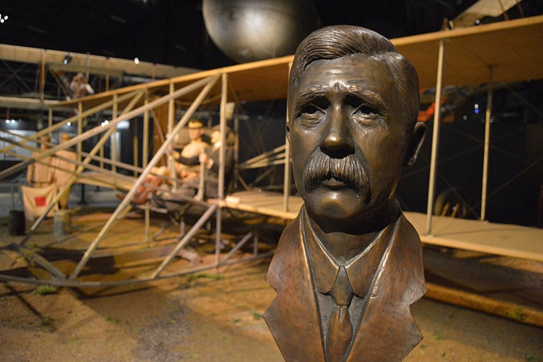 Bust of Charlie Taylor, unveiled in 2014, National Museum of the U.S. Air Force, Dayton, Ohio (af.mil)
