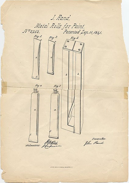 John Goffe Rand, United States Patent Number 2,252 