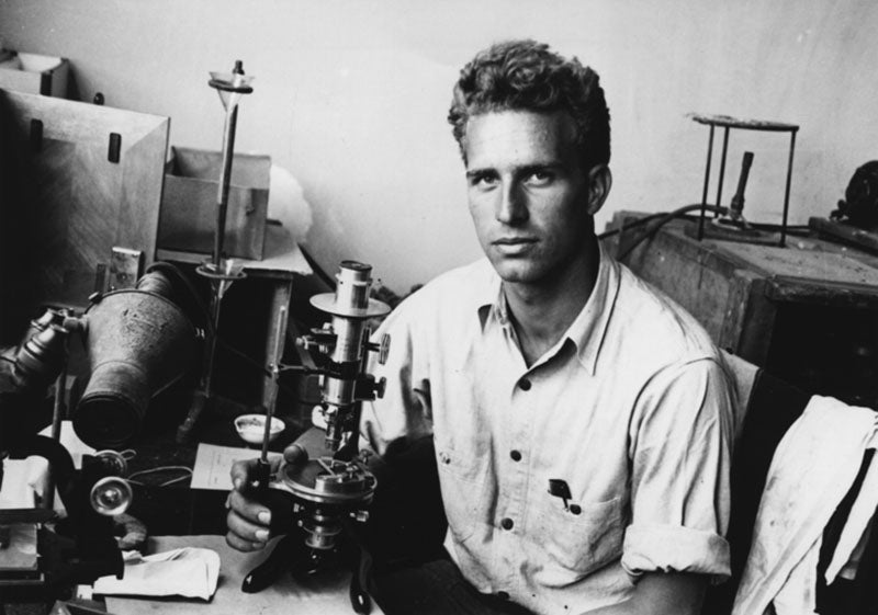 Portrait of a younger Robert S. Dietz, photograph, 1938 (library.ucsd.edu)