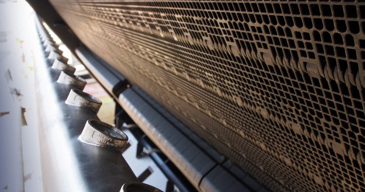 View under Hydrolox waterscreen