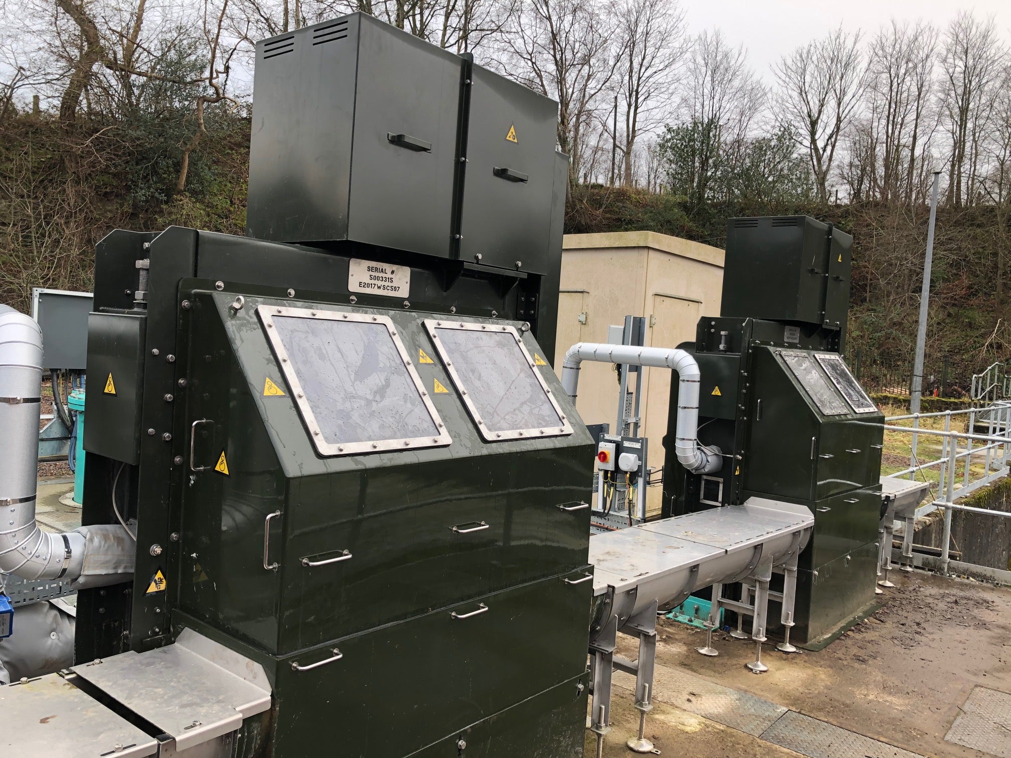 Hydrolox Series 1800 head section at Northumbrian Water's Warkworth water treatment facility
